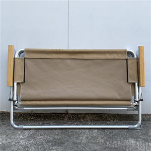 Ziedway — chaise <span class=keywords><strong>de</strong></span> Camping à Double sièges, mobilier d'extérieur pliable et Portable, causeuse, banc <span class=keywords><strong>de</strong></span> <span class=keywords><strong>jardin</strong></span> avec <span class=keywords><strong>coussin</strong></span> - Product Image 6