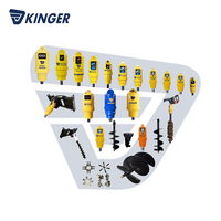 Tarière hydraulique KINGER avec CE