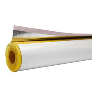 Material de aislamiento de tubería de vapor Tubo de lana de vidrio ignífugo con tubo de lana de vidrio de lámina - Product Image 3