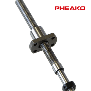 Pheako Concurrerende Prijs Lange Levensduur Zero Backlash Kogelomloopspindel Precisie C7 Gedraaide Staaf CNC Draaibank Machine Kernmoer Loodschroef - Product Image 4