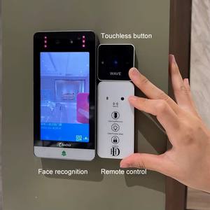 Dekorasyon için alüminyum ve cam Modern giriş kapıları ile iç otomatik manyetik sürgülü kapı sistemi - Product Image 5