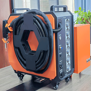 เครื่องเชื่อมเลเซอร์ขนาดเล็กแบบระบายความร้อนด้วยอากาศ 700W 1500W ปืนเชื่อมไฟเบอร์เลเซอร์แบบระบายความร้อนด้วยอากาศ สำหรับเชื่อมอะลูมิเนียมและทองแดง - Product Image 1