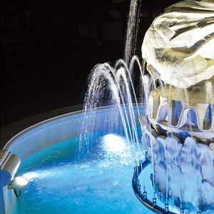 Fuente de <span class=keywords><strong>piscina</strong></span> de aluminio de acero inoxidable, luz <span class=keywords><strong>LED</strong></span> subacuática, impermeable IP68, 316L, 6W - Product Image 5