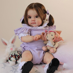 Muñecas Bebé Reborn de 60 cm, Vinilo Suave, Silicona, Muñecas de Arte para Recién Nacidos, Regalo para Niños, Juguetes para Niñas, Regalos de Muñecas Bebé Reborn de Silicona - Product Image 5