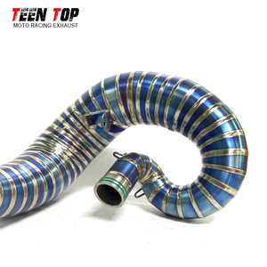 TEENTOP Tête d'échappement haute performance 2 temps <span class=keywords><strong>pour</strong></span> <span class=keywords><strong>KTM</strong></span> EX250/EX300/TE300/300 EXC/250 XC/300SX/300 Tuyau en titane XC-W - Product Image 3