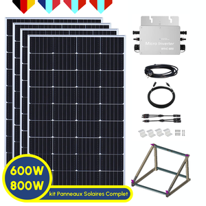 Leroy <span class=keywords><strong>Merlin</strong></span> Kit de panneau solaire Plug-Play Système de balcon photovoltaïque Solution énergétique complète pour la maison Haute efficacité Pannelli Solari - Product Image 1