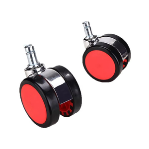 Ruedas giratorias de alto rendimiento de 60 mm con vástago de 11*22 mm para sillas de oficina, muebles de escuela y sala de estar - Product Image 1