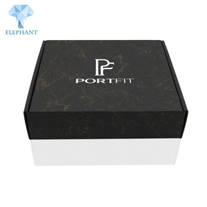 Custom Logo Black Corrugated Folding Paper <b>Box</b> for Wig Hair Extension Black Wig <b>Box</b> - Product Image 2