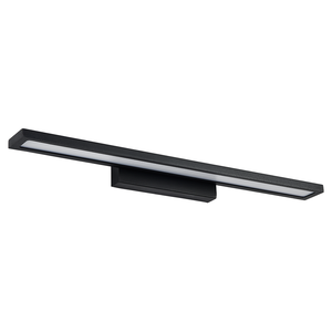 Applique murale LED moderne en aluminium noir, éclairage de salle de bain rectangulaire, lumière blanche chaude 3500K, plafonnier à montage en surface - Product Image 3