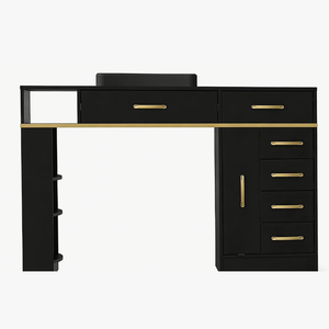 <span class=keywords><strong>Mesa</strong></span> <span class=keywords><strong>de</strong></span> Manicura Profesional con Colector <span class=keywords><strong>de</strong></span> Polvo, Exhibidor <span class=keywords><strong>de</strong></span> Vidrio y Amplio Espacio <span class=keywords><strong>de</strong></span> Almacenamiento - Product Image 5
