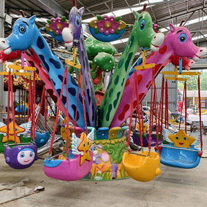 <span class=keywords><strong>Silla</strong></span> Voladora con Forma de Jirafa para Niños y Adultos, Atracción de Parque de Diversiones al Aire Libre, Precio Económico de Fábrica en China - Product Image 3