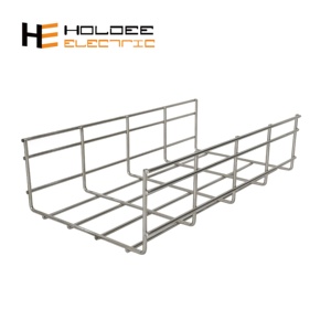 HOLDEE Fácil acceso Ventilación 4mm 5mm Bandeja de cable de malla de alambre galvanizado para RED - Product Image 4