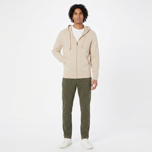 Sudadera con Capucha y Cremallera de Forro Polar de Alta Calidad con Logotipo Personalizado, Crea tus Básicos, Sudadera con Capucha y Cremallera de Algodón y Forro Polar con Logotipo para Hombre - Product Image 1
