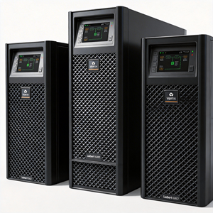 Système d'alimentation sans interruption (ASI) Vertiv Liebert GXE2 20 kVA, 3 unités en parallèle, redondance 2+1, synchronisation, double bus - Product Image 5