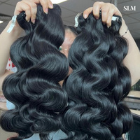 Cheveux vierges vietnamiens non traités, double trame, vente en gros, fournisseur, qualité 12A, 100% cuticules alignées, cheveux humains naturels