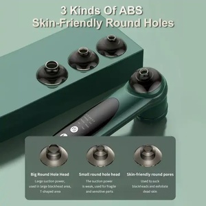 New Hot Selling Multifunction 3 in 1 with Wash Brush Face <b>Massage</b> Electric Pore Cleaner Vacuum Blackhead Remover for Young Lady - Product Image 4