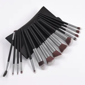 Factory Small MOQ Shenzhen Supplier makeup brush set for beginner affordable