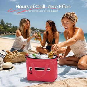 Mochila Nevera Aislada, Bolsa Nevera Suave a Prueba de Fugas, Mochila Ligera con Nevera para Almuerzo, Picnic, Senderismo, Camping, Playa, Parque - Product Image 5