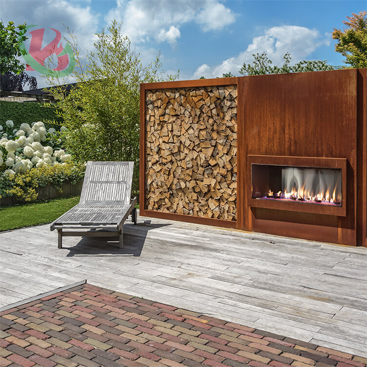 Fireplace Log Holder Firewood Rack Indoor