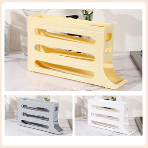 <span class=keywords><strong>Portauova</strong></span> in Plastica a 4 Livelli per <span class=keywords><strong>Frigorifero</strong></span>, Contenitore per Uova - Product Image 6