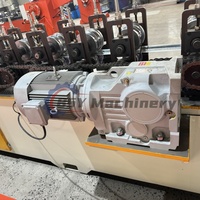 Máquina perfiladora de valla de perfil ligero motorizada con control PLC automático BSY, desbobinador hidráulico de alta velocidad para acero de 0.3-0.8mm