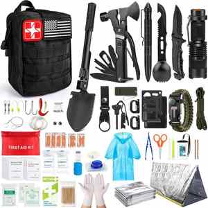 142 1 Kit de Supervivencia de Emergencia para Senderismo, Bolsa de Rescate de Viaje, Equipo de Campamento, Kit de Supervivencia Profesional para Exteriores, Ligero - Product Image 1