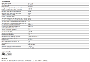 ไดรเวอร์ LED ประสิทธิภาพสูง Tridonics 28002131 กันน้ำระดับ IP67 กระแสไฟ 500mA แรงดันขาออก 0-10V แรงดันไฟฟ้าเข้า 24-48V รับประกัน 5 ปี ตัวเครื่องอะลูมิเนียม กำลังไฟ 25 วัตต์ - Product Image 4