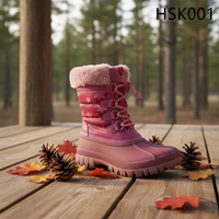HY, Nouveaux produits, bottes de ski de fond avec design isolant thermique, bottes imperméables pour enfants/adultes, bottes de ski d'hiver HSK002