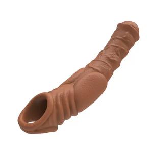 Hot Selling Feuer Dorn Wolf Zahn Set Vibration Typ Penis Extended Verdickt und Inverted Spiny Paar Sex Adult Toy - Product Image 2