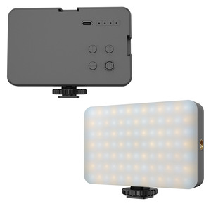 ไฟ LED เติมแสงสำหรับกล้องมิเรอร์เลส พร้อมฐานเสียบฮอตชู ปรับสีได้สามสี สำหรับการถ่ายภาพดิจิทัล - Product Image 3