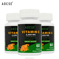 Çok Satan Yüksek Kaliteli Özelleştirilmiş Doğal Askorbik Asit C Vitamini Tabletleri Güzellik ve Sağlık Takviyeleri