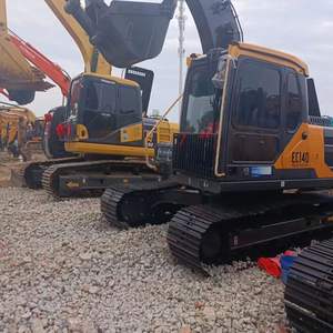 Excavatrice sur chenilles hydraulique Volvo EC140 d'occasion 14T, machine de terrassement en bon état, équipement de terrassement, vente chaude - Product Image 5