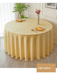 Tovaglia Rotonda Antimacchia in Poliestere 800g, 360cm, per Hotel e Banchetti, Lavabile, Copritavolo per Sala <span class=keywords><strong>da</strong></span> Pranzo - Product Image 6