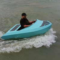 Mini Tekne Elektrikli Motor Tek Kişilik Mini Elektrikli Jet Bot Mini Elektrikli Jet Bot Binilebilir