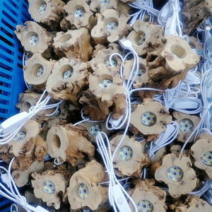 रूट नक्काशीदार क्रिस्टल बॉल बेस स्टंप के नेतृत्व में प्रदर्शन के लिए समर्थन क्रिस्टल क्षेत्र यूएसबी लाइट स्टैंड - Product Image 4