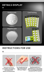 Cr2450 Coin Button Cell Lithium Battery 3v CR2450 For Electric <b>Clothes</b> <b>Rack</b> Remote Control Batteries - Product Image 5