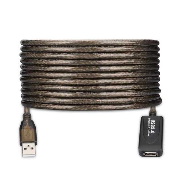 SYONG USB 2.0 Type a Male to a Female Active Repeater Extension Cable, High Speed 480 Mbps for Laptop, PC, Printer, Projector,