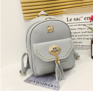 Thời Trang PU Da Ba Lô Đặt 3 Pcs Trong 1 Cho Cô Gái Ba Lô Túi Xách Giá Rẻ Túi Đi Học 3 Trong 1 Của Phụ Nữ Ba Lô - Product Image 2