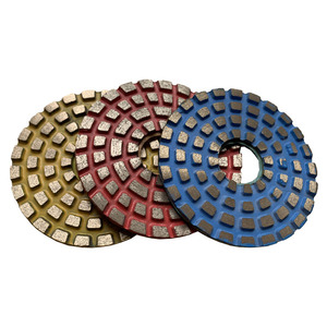 Disco Abrasivo Diamantato da 100mm per Lucidatura Metalli, Granito, Marmo e Calcestruzzo - Product Image 1
