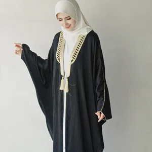 Abaya müslüman çarşaf elbise üretici çin