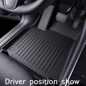 <span class=keywords><strong>Tapis</strong></span> de sol de voiture pour LEVIN 14-18/19+ Noir Latex TPE 3D 5MM Épais Ensemble complet Toutes saisons Personnalisé Anti-usure Anti-rayures - Product Image 3