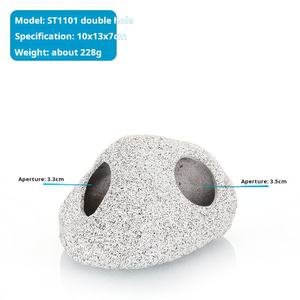 Aquariumdecoratie Grot Visbak Accessoires Rotdecoratie voor Garnalen Cichliden Verstoppen Paaien Kleine Visbak Verstopplaats Decoratie - Product Image 6