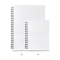 Carnets à spirale personnalisés en papier écologique pour sublimation A4/A5/A6, couverture vierge pour impression par transfert thermique, organisateur/agenda 100