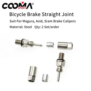 Bicycle Hydraulic Brake Straight Joint For AVID Formula Magura Hydraulic Hose Adapters Connector Insert