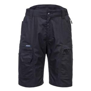 PORTWEST - KX340BKR38 KX3 Pantalones cortos negros Ripstop-EAN 5036108317226 PANTALONES DE TRABAJO PANTALONES CORTOS DE TRABAJO - Product Image 1