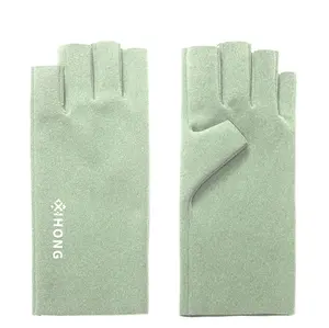 قفازات حماية مطبوعة مخصصة بإضاءة Led قفازات مانيكير واقية ضد الأشعة فوق البنفسجية لمصباح الأظافر الجل - Product Image 5