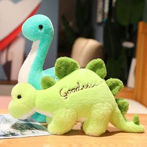 Lot de jouets en peluche dinosaures réalistes (T-Rex, Triceratops, Brontosaurus) pour parcs zoologiques - Product Image 3