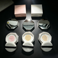 Poudre libre minérale végane waterproof pour le visage, marque privée, poudre fixante mate transparente