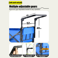 Vente en gros d'usine, chariot de plage pour enfants, chariot de pique-nique, chariot de camping