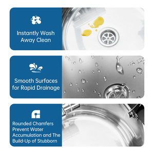 Évier de luxe en acier inoxydable 304 de qualité alimentaire, léger, <span class=keywords><strong>pour</strong></span> <span class=keywords><strong>camping</strong></span>-<span class=keywords><strong>car</strong></span>, avec robinet pliable <span class=keywords><strong>pour</strong></span> voiture/véhicule, évier rond <span class=keywords><strong>pour</strong></span> <span class=keywords><strong>camping</strong></span>-<span class=keywords><strong>car</strong></span> - Product Image 3